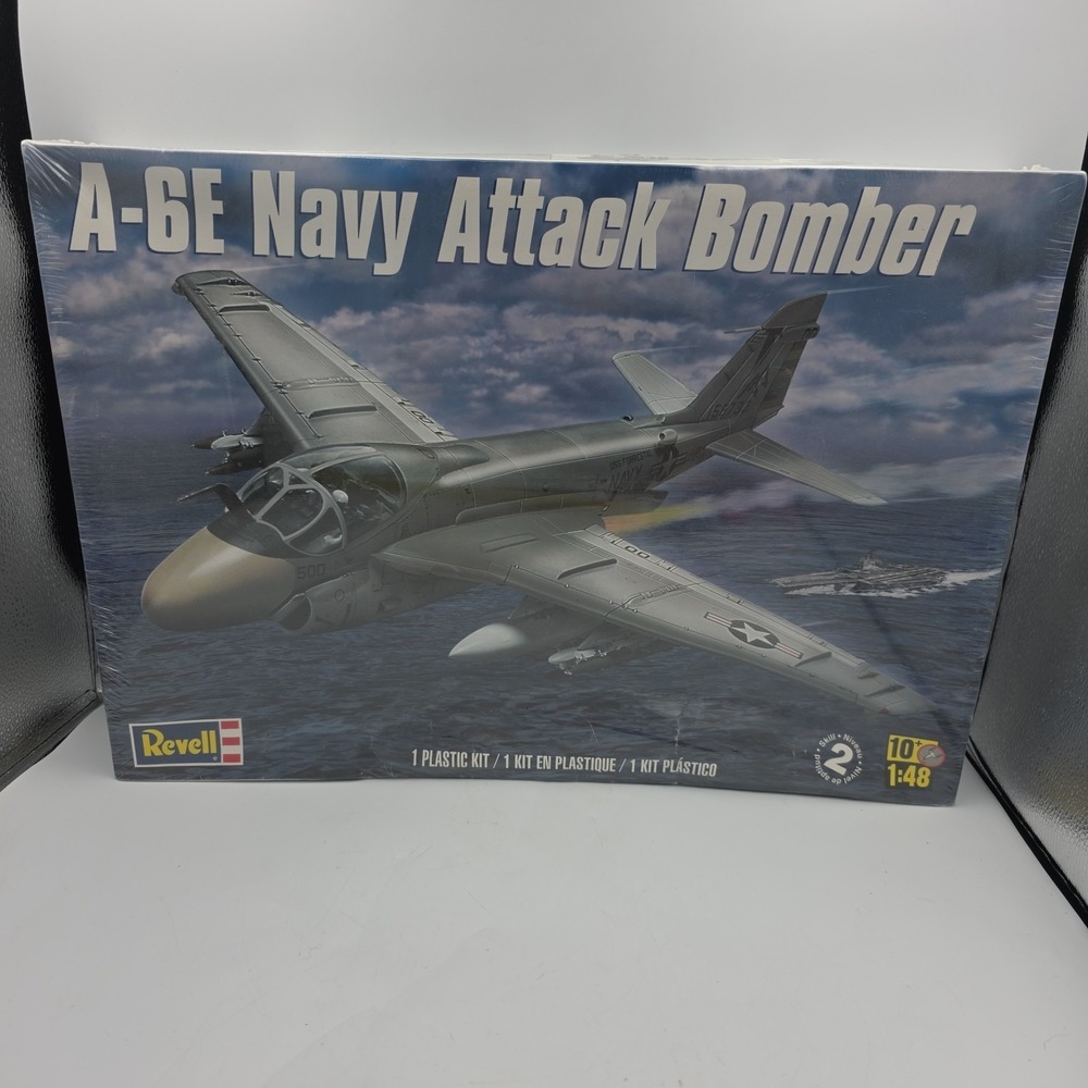Revell A-6E Navy Attack Bomber Kit # 85-5626 Sealed Dented Box New 1:48